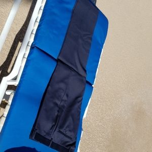 Mantoni Navy dress slacks flat front 34-30